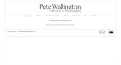 Desktop Screenshot of petewallington.co.uk