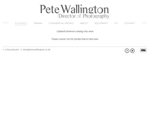 Tablet Screenshot of petewallington.co.uk